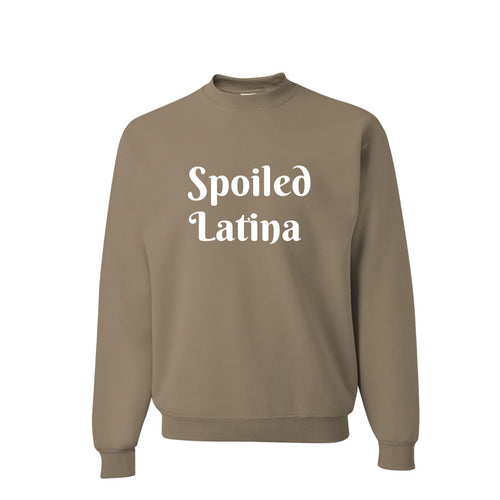 SpoiledLatina Khaki Crewneck sweater